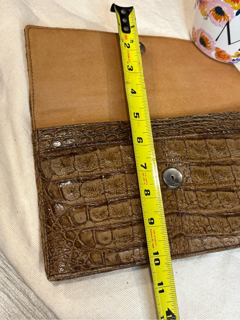 Crocodile  Leather Vintage Wallet - Picture 9 of 9